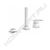 Особенности:<br>- GROHE SilkMove® керамический картридж Ø 46 мм<br>- GROHE StarLight® хромированная поверхность<br>- включает в себя:<br>элемент управления однорычажного смесителя<br>переключатель ванна/душ<br>без излива (19035000)<br>- Euphoria Cube ручной душ (27699000) 9,5 л/мин<br>- металлический душевой шланг 2000 мм<br>- гибкая подводка<br>- подключение для душевого шланга<br>- с защитой от обратного потока<br>- может быть использован с 29037000<br>- для комбинации 28990000 / 28991000