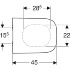 Сиденье унитаза Smyle, тонкое исполнение, Geberit
