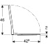 Сиденье унитаза Smyle, тонкое исполнение, Geberit