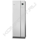 NIBE F1226 — многофункциональный тепловой насос со встроенным баком-водонагревателем. Эта модель разработана для использования в отдельно стоящих домах и домах плотной застройки. Преимущество насосов NIBE F1226 — производительный компрессор, который обеспечивает высокий сезонный коэффициентом энергетической эффективности. Доступно несколько вариантов тепловых насосов различной мощности: 6, 8 и 12 кВт. Для надежности в эксплуатации модель NIBE F1226 оборудована собственным контроллером. Информация о состоянии, времени работы и температурах теплового насоса отображается в виде пиктограмм и текста на большом дисплее с подсветкой.<br><br> Особенности:<br> - Встроенный бойлер горячей воды объемом 180 литров из нержавеющей стали.<br> - Тепловая мощность компрессора: 6...12 кВт (в зависимости от модели).<br> - Встроенный бивалентный+санитарный+резервный ступенчатый электронагреватель мощностью до 9 кВт.<br> - Максимальная тепловая мощность компрессора + электронагревателя 21 кВт.<br> - Возможно объединение с другими теплогенерирущими устройствами: посторонним котлом, централизованным теплоснабжением, солнечным коллектором.<br> - Низкий уровень шума и элегантный дизайн позволяет отказаться от специального помещения топочной.<br> - Циркуляционные насосы с частотным регулированием для автоматической подстройки оптимальных объемных расходов теплоносителя и рассола, уменьшения электропотребления.<br> - Широкий диапазон рабочих температур:<br> - Температура подачи теплоносителя до 63°C (70°C)<br> - Температура обратной линии до 56°C.<br> - Планирование по дням и часам (температура в комнате, горячая вода) для дополнительной экономии электроэнергии.<br> - Простое интуитивно понятное управление, черно-белый графический дисплей, встроенная справка, мультиязычность в том числе русский.<br><br> Модели R - покрытие баков из нержавеющей стали.