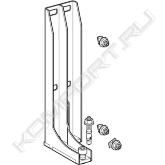 Цели применения:<br>- для выполнения систем крепления Geberit Gis<br>- для перегородок Geberit Gis высотой менее высоты помещения или по высоте помещения<br>- для придания жесткости отдельно стоящим системам крепления Geberit Gis<br> Объем поставки:<br>- опора для ног<br>- 3 поворотных фиксатора<br>- 3 гайки М8<br>- анкер сверхпрочный<br>