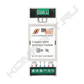Блок симисторов на 2 выхода MyHeat подключается к контроллеру по управляющим проводам и предназначен для бесшумной коммутации дополнительных шести выходов электрической нагрузки посредством симистора.<br><br>Модули расширения предназначены для использования в автоматизированных системах отопления и горячего водоснабжения под управлением контроллеров MyHeat GSM и MyHeat SMART.<br><br>Функциональные возможности:<br>- Коммутация выходов электрической нагрузки посредством симистора.<br>- Автоматическое восстановление работоспособности после сбоев.<br>- Используется для включения нагрузки и является бесшумным.