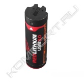 Особенности:<br>Совместима со всеми продуктами MILWAUKEE REDLITHIUM USB.<br>При ёмкости 12 Вт-ч, аккумулятор обеспечивает в 3 разабольше заряда чем три щелочных батарейки ААА, продлевая время работы.<br>Убирает необходимость менять батарейки. Срок службы более 1000 перезарядок.