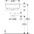 Накладная раковина VariForm круглой формы, Geberit