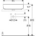 Накладная раковина VariForm прямоугольной формы, Geberit