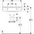 Накладная раковина с бортиком Renova Plan, Geberit