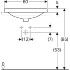 Встраиваемая раковина VariForm эллиптической формы, Geberit