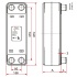 Паяный пластинчатый теплообменник B3-095B, Danfoss