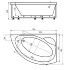 Ванна Аякс 2, асимметричная, Aquatek