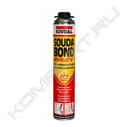 Полиуретановый клей в аэрозоле Soudabond Easy Gun, Soudal