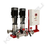 Установки пожаротушения Grundfos Hydro MX-A разработаны с учетом требований свода правил СП5 и предназначены преимущественно для применения в системах автоматического пожаротушения. В данных системах в качестве источника водоснабжения используются открытые водоемы, пожарные резервуары или водопроводы различного назначения. Ввиду возникающих усложненных условий всасывания в данных установках применяются трубопроводы увеличенного диаметра для сохранения требуемых скоростей потока жидкости. В качестве инициирующих пуск установки устройств используются два сертифицированных реле давления, а так же во всасывающем и напорном трубопроводах смонтированы отсечные задвижки.
