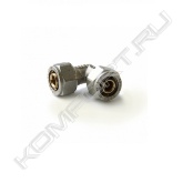 Угольник компресс. PRO AQUA изготовлен из сантехнической латуни марки CW617N, обладающая не восприимчивостью к ударам, периодическим изменениям температуры и давления, коррозии. Этот сплав не выделяет токсичных веществ в транспортируемую и окружающую среду, поэтому может применяться на трубопроводах снабжения водой питьевого назначения.<br><br>Корпус фитинга покрыт снаружи никелем что делает соединение эстетически привлекательным. Максимальное давление в системе ХВС - 25 бар, в сетях горячего водоснабжения и отопления - 10 бар. Фитинги PRO AQUA могут применяться многократно, однако они не должны использоваться для монтажа внутри бетонных конструкций. Соответствуют ГОСТ 32415. На каждый фитинг предоставляется 5-летняя гарантия от производителя.