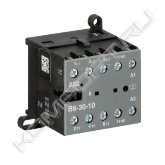 Миниконтактор B-6-30-10 230V АС ABBGJL1211001R8100 предназначен для соединения электроцепей, трехфазных электродвигателей, вентиляционных систем, конденсаторов или светильников. Создает возможность разрывать цепь одновременно в нескольких точках.<br><br>Особенности:<br>- большое число функций;<br>- наличие дополнительных контактов;<br>- механическая износостойкость;<br>- присутствие защиты от короткого замыкания;<br>- простота применения;<br>- возможность удаленной работы;<br>- наличие незначительных габаритных размеров.<br><br>Для соединения применяются винтовые зажимы. Способ монтажа – DIN-рейка или монтажная плата. В электромагнитной катушке управления контактором используется переменный ток. Используются в больших автоматизированных системах. Являются компактными деталями с габаритными размерами, что позволяют устанавливать их в щитки и боксы.