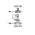 Запорный клапан р/р ASV-M, Danfoss