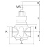 Клапан регулирующий VLE122, Esbe