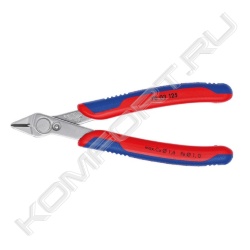Кусачки боковые прецизионные, Electronic Super Knips®, 2-комп ручки, Knipex