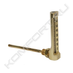 Промышленный стеклянный термометр угловой W3211, Wika